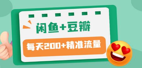 【副业项目3442期】闲鱼和豆瓣精准引流全系列课程，每天引流200+精准粉（闲鱼引流推广怎么做）-副业大全