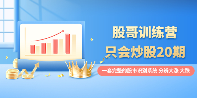【副业项目4108期】股哥训练营·只会炒股20期：一套完整的股市识别系统，分辨大涨、大跌-副业大全