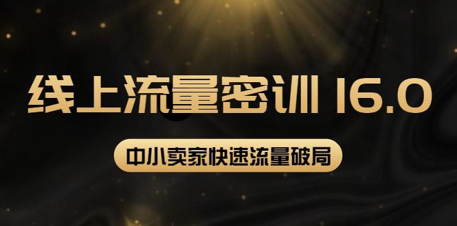 【副业项目4288期】2022秋秋线上流量密训16.0：包含 暴力引流10W+中小卖家流量破局技巧 等等-副业大全