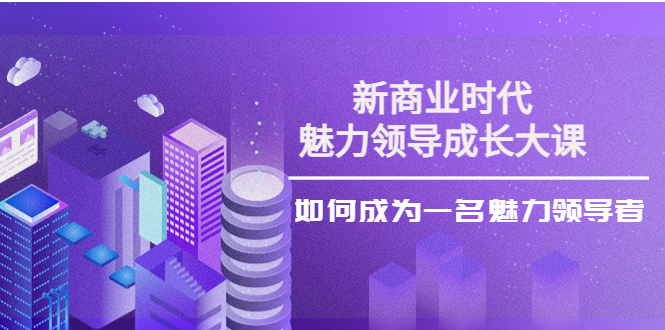 【副业项目4291期】新商业时代·魅力领导成长大课：如何成为一名魅力领导者（26节课时）-副业大全