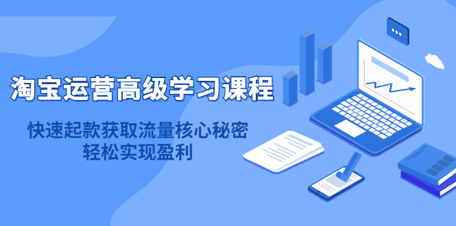 【副业项目4654期】淘宝运营高级学习课程：快速获取流量核心秘密，轻松实现盈利-副业大全