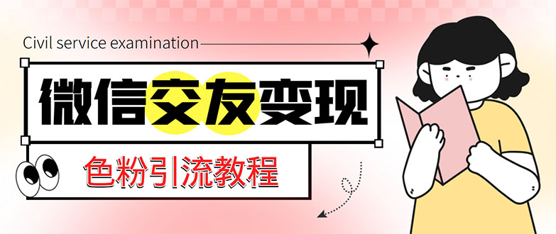 【副业项目5402期】微信交友变现项目，吸引全网LSP男粉精准变现，小白也能轻松上手，日入500+-副业大全