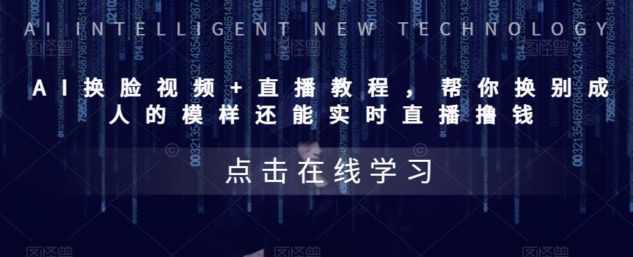 【副业项目5858期】AI换脸视频+直播教程 帮你换成别人的模样还能实时直播撸钱 (教程+配套资料)-副业大全