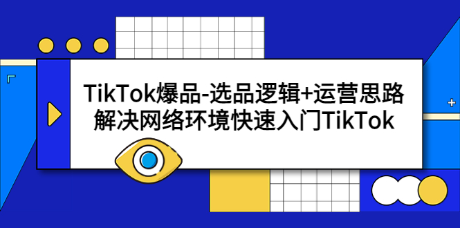 【副业项目5724期】TikTok爆品-选品逻辑+运营思路：解决网络环境快速入门TikTok-副业大全