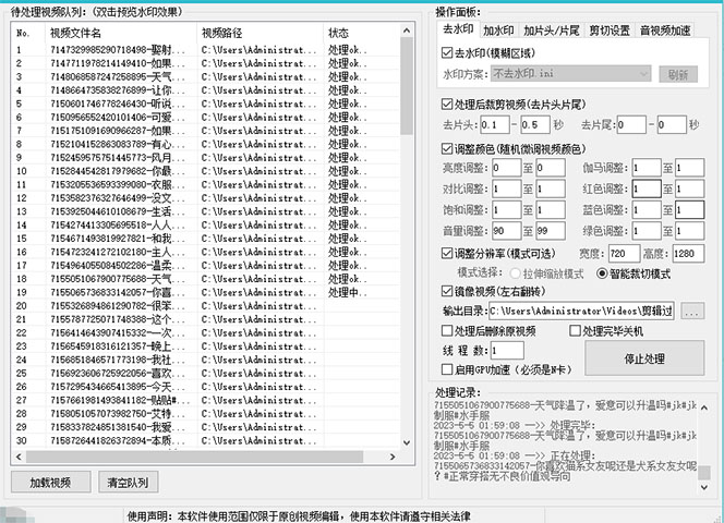 【副业项目5774期】抖音暴力起号，短视频美女号起号项目+千部擦边资源+批量剪辑去重软件-副业大全