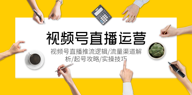 【副业项目5788期】视频号直播运营，视频号直播推流逻辑/流量渠道解析/起号攻略/实操技巧-副业大全