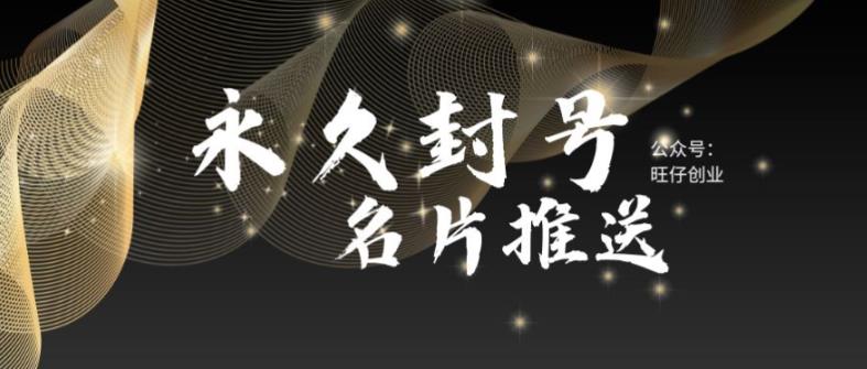 【副业项目6006期】最新微信号永久封号名片推送技术，封号后还是能名片推送消息-副业大全