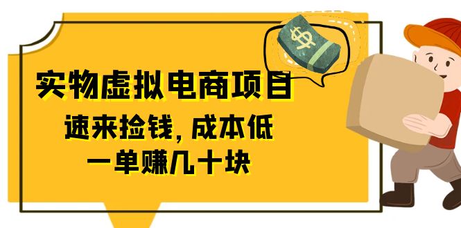 【副业项目6458期】东哲日记：全网首创实物虚拟电商项目，速来捡钱，成本低，一单赚几十块！-副业大全