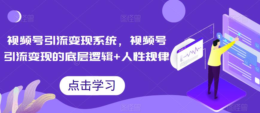 【副业项目6868期】视频号引流变现系统，视频号引流变现的底层逻辑+人性规律-副业大全