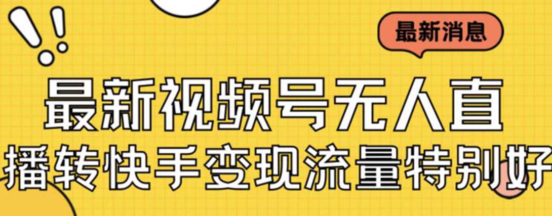 【副业项目7253期】视频号无人直播转快手变现美女玩法日入500+-副业大全