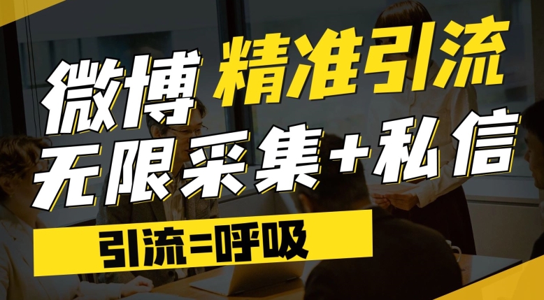 【副业项目7606期】微博最新引流技术，软件提供博文评论采集+私信实现精准引流【揭秘】-副业大全