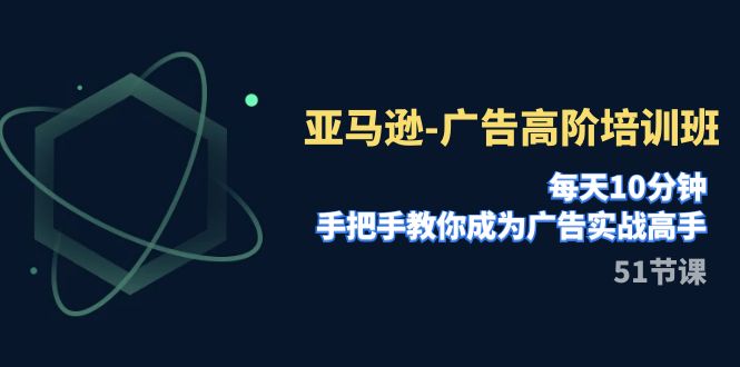 【副业项目8049期】亚马逊-广告高阶培训班，每天10分钟，手把手教你成为广告实战高手-副业大全