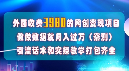 【副业项目8036期】在短视频等全媒体平台做数据流量优化，实测一月1W+，在外至少收费4000+-副业大全