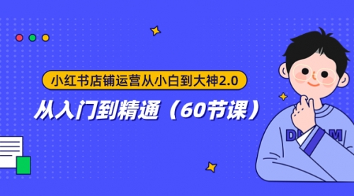 【副业项目8090期】小红书店铺运营从小白到大神2.0，从入门到精通（60节课）-副业大全