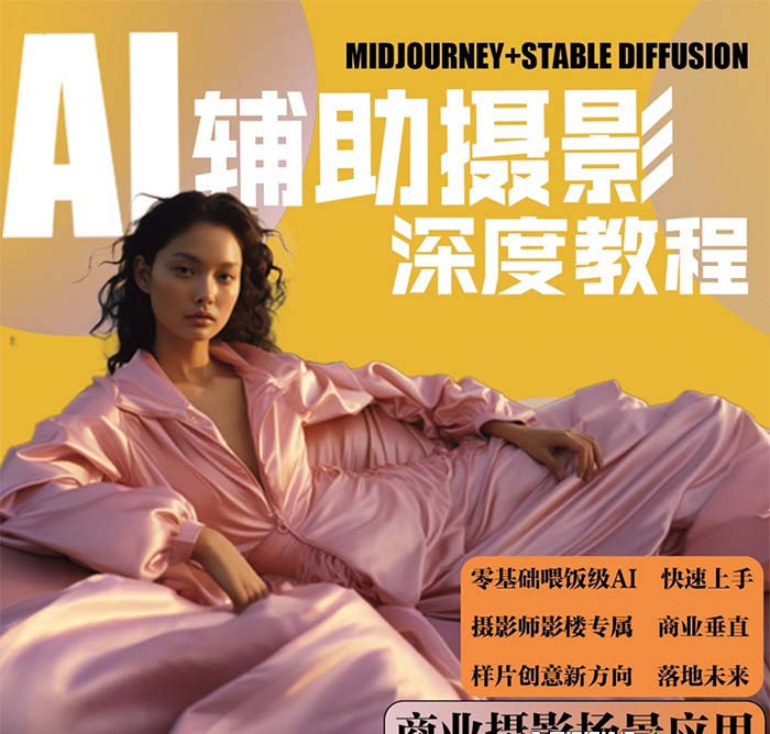 【副业8814期】2024年AI辅助摄影人工智能商业应用摄影课程（37节课）-副业大全