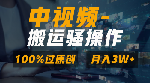 【副业8948期】无脑双重去重原创视频，100%中视频+视频号分成计划-副业大全