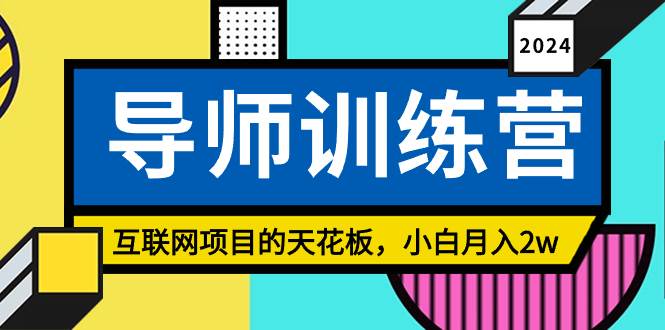 《导师训练营》精准粉丝引流的天花板，小白月入2w-副业大全
