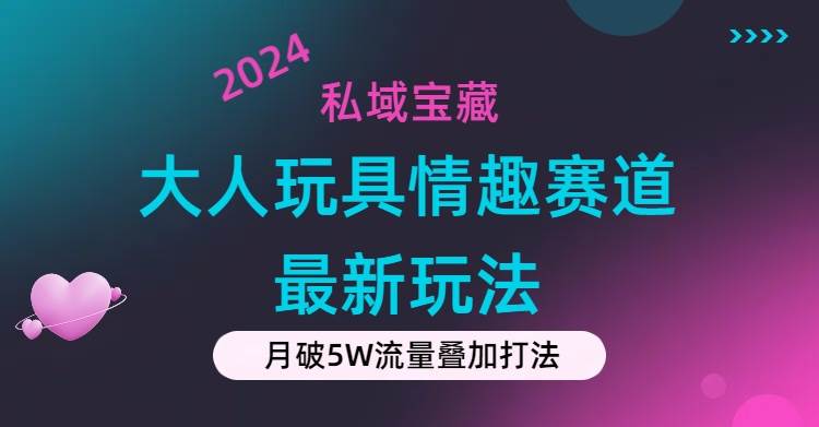 私域宝藏：大人玩具情趣赛道合规新玩法，零投入，私域超高流量成单率高-副业大全